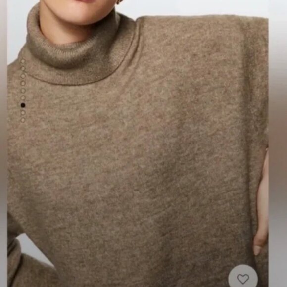 NWT - Brown Turtleneck Dress | Sweater Dress | Brown Dress | Brown Sweater - Picture 5 of 5